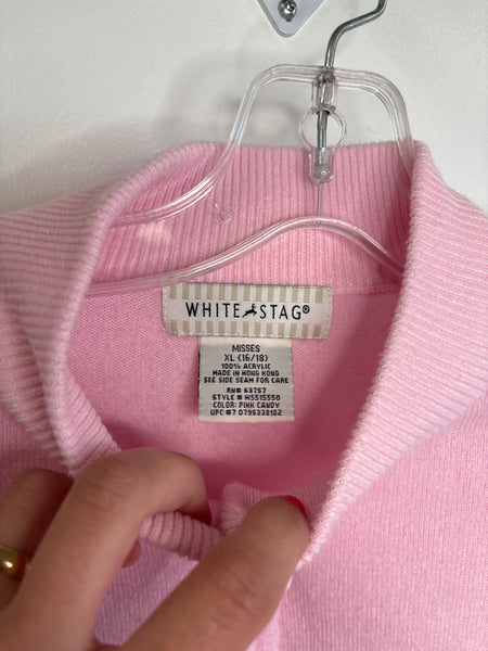 White Stag Quarter-Button Sweater (XL)