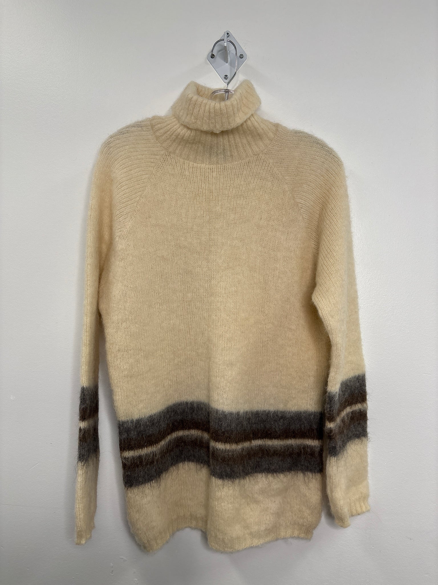 Vintage Eiderknit PureWool Turtleneck Long Sweater (44)