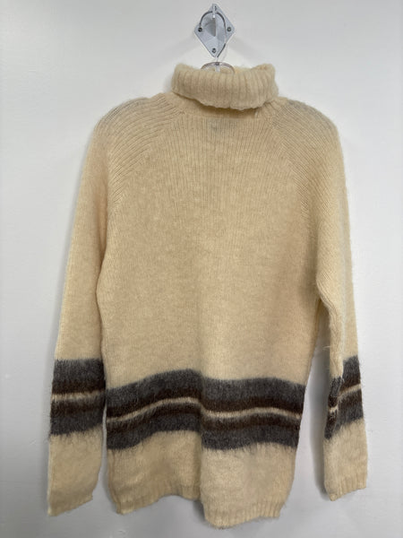 Vintage Eiderknit PureWool Turtleneck Long Sweater (44)