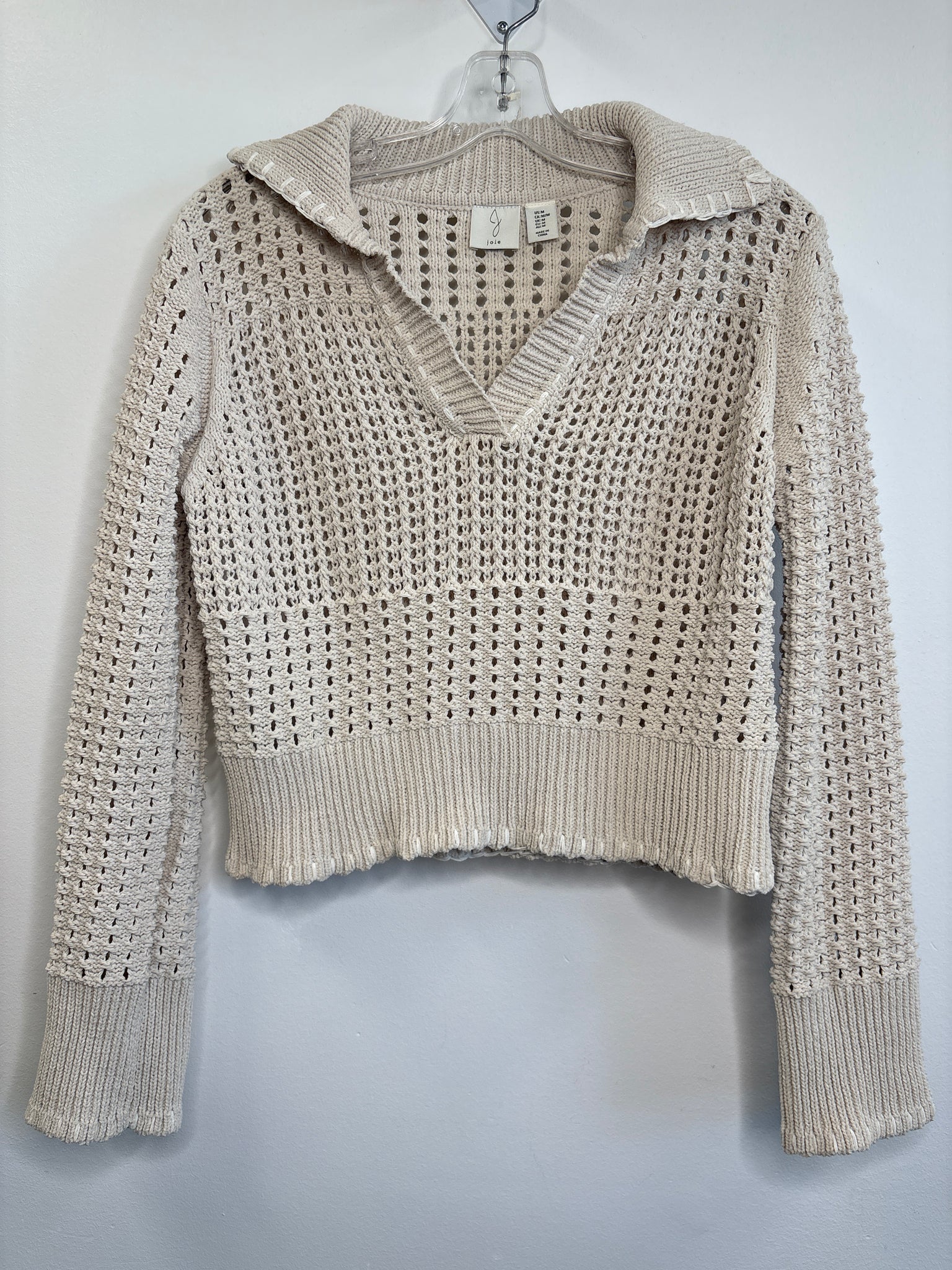 Joie Crochet Cropped Sweater (M)