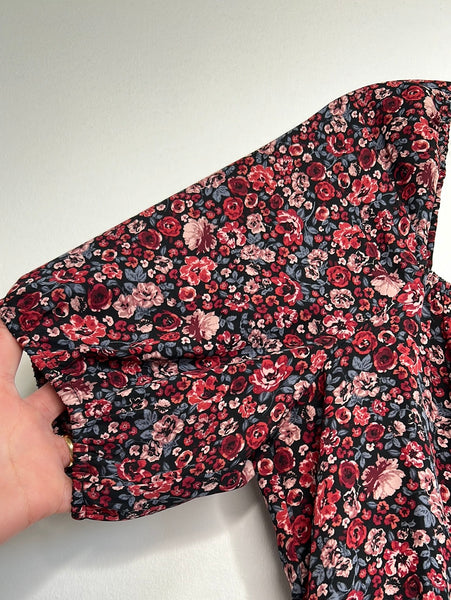Reitman Floral Midi Blouson Dress (XL)