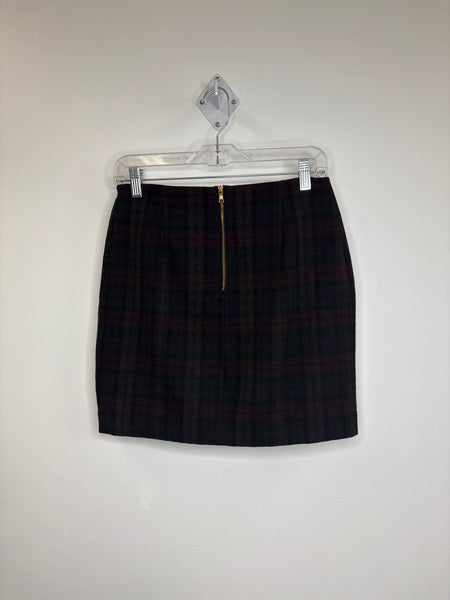Dynamite Plaid Mini Skirt (S)