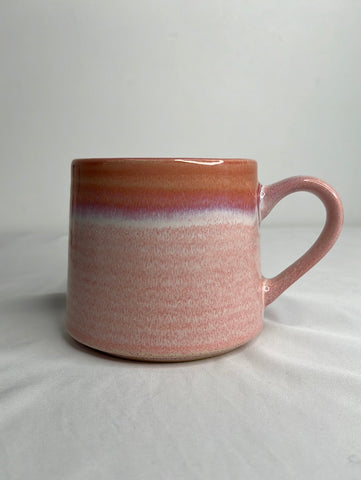 Life At Home Ceramic Pink Ombré Mug