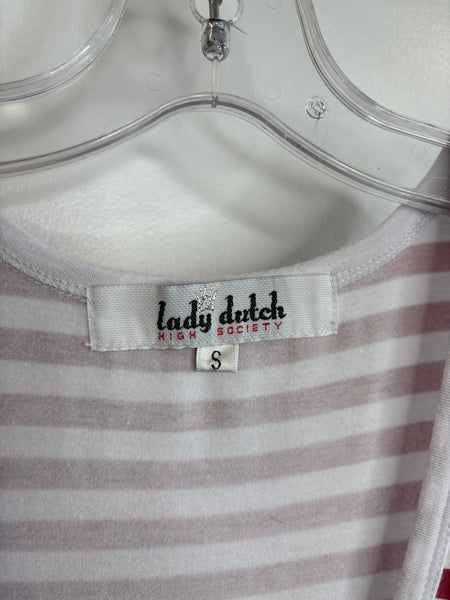 Retro Lady Dutch High Society Striped Mini Dress (S)