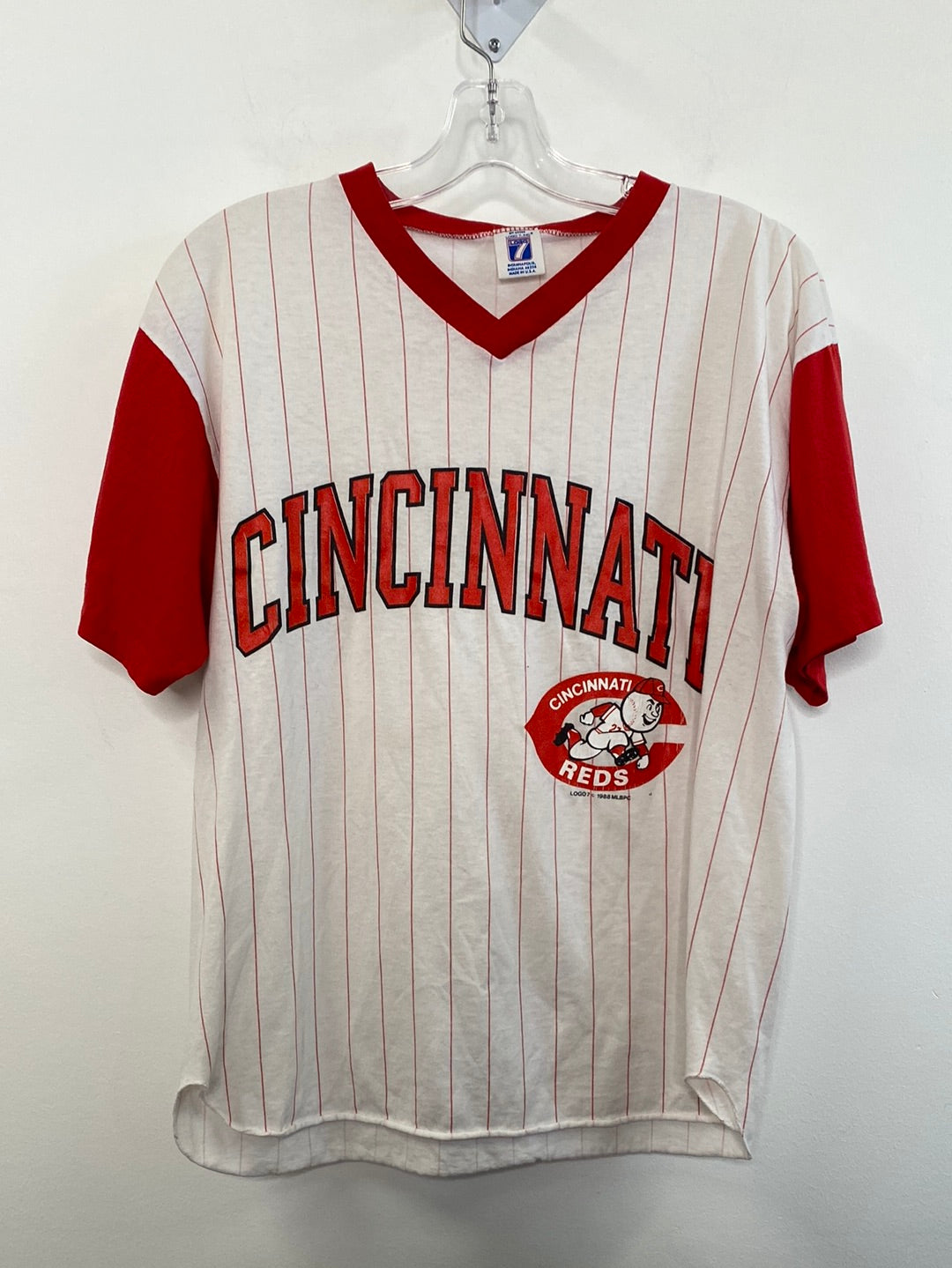 Vintage Cincinnati Reds Indianapolis 1988 Baseball Tee