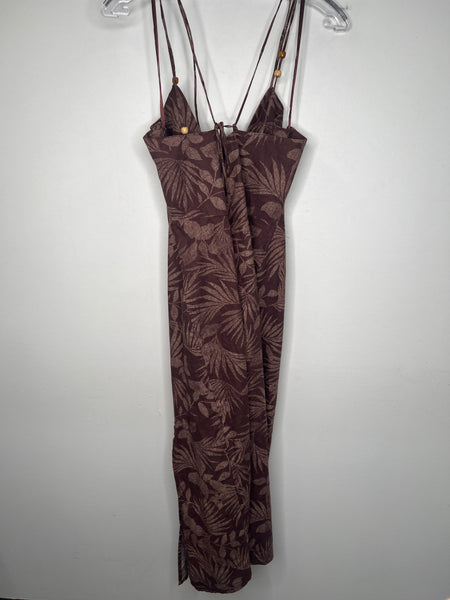 Palm Tree Print Maxi Dress (10)