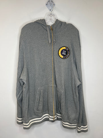 Vintage Air-Jordan First Team All-Star Grey Zip-up Hoodie (XL)