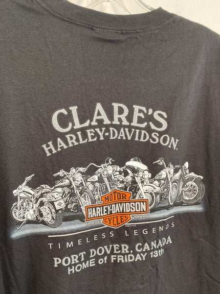 NWT Harley-Davidson Fat’s Where It’s At 2013/2014 Clare’s Timeless Legends  Port Dover, Canada Graphic Tee (M)