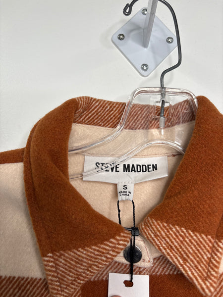 NWT Steven Madden Plaid Shacket (S)
