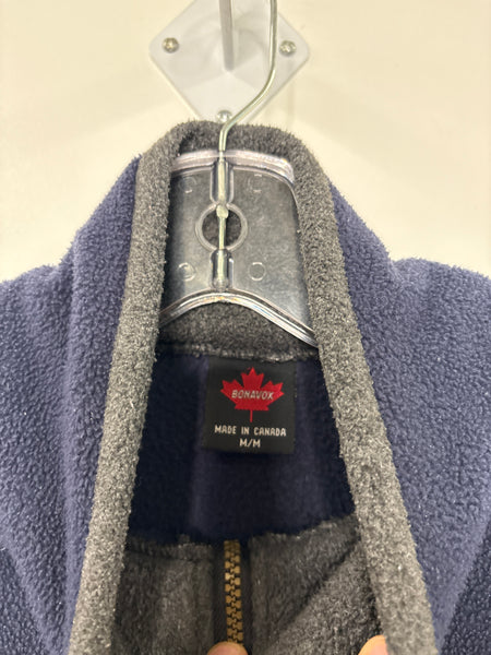 Vintage Bonavox White Horse Yukon Embroidered Fleece Vest (M)