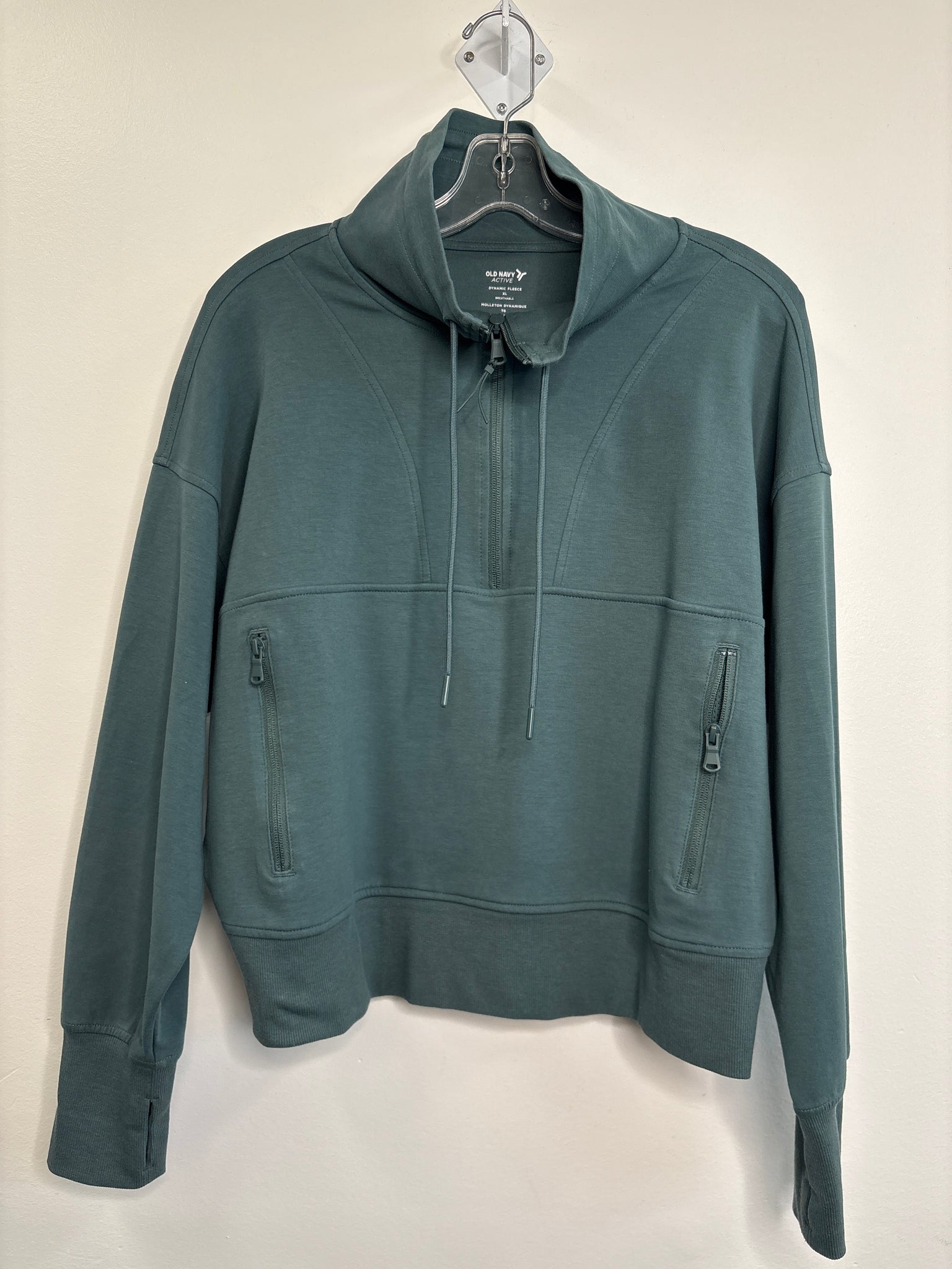 Old Navy Active Dynamic Fleece Quarter-Zip Jacket (XL)