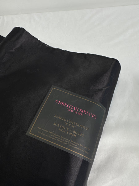 Christian Seriano Beaded Skull Centerpiece Table Runner