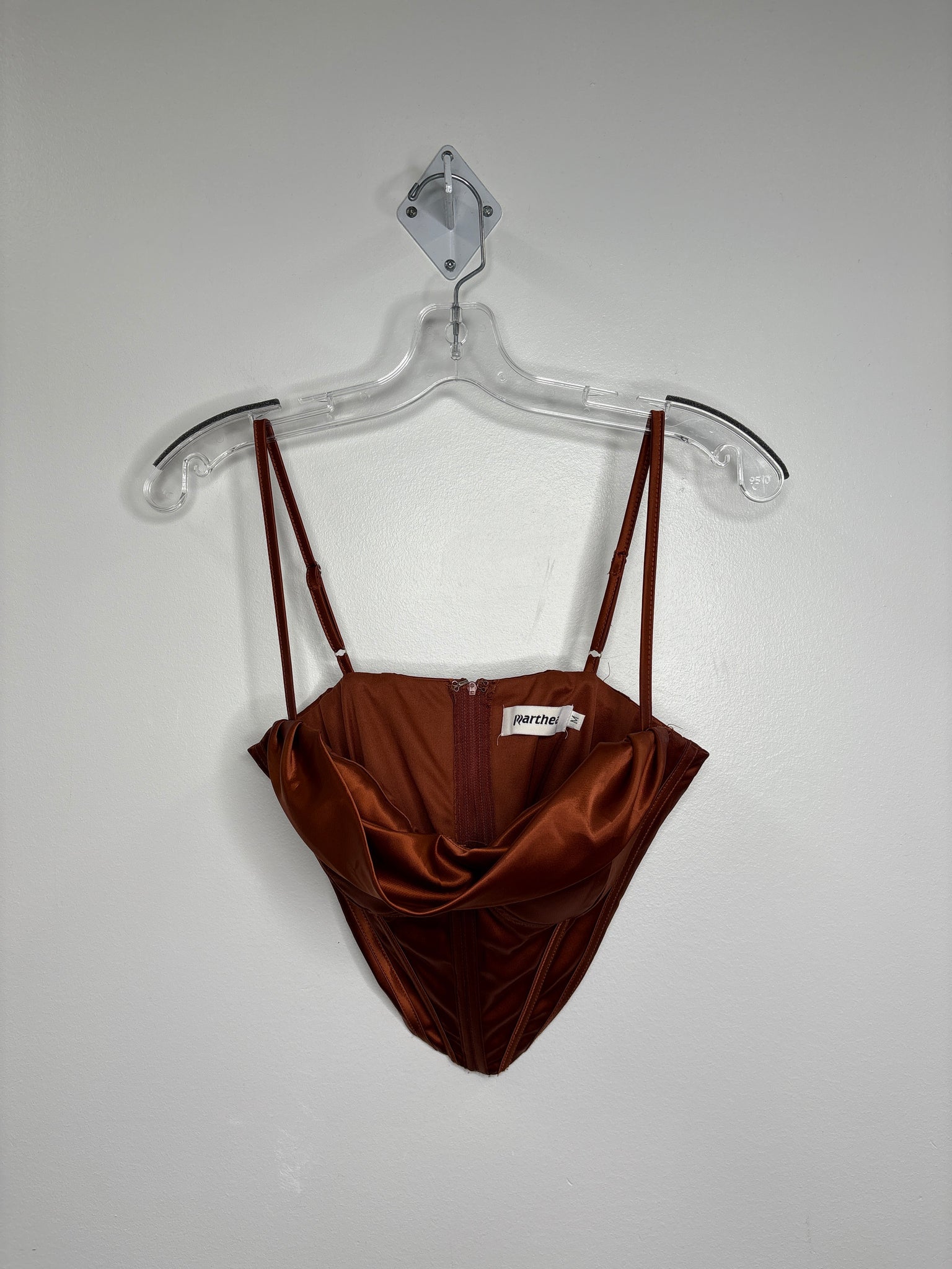 Marthea Copper Corset Crop Top (M)