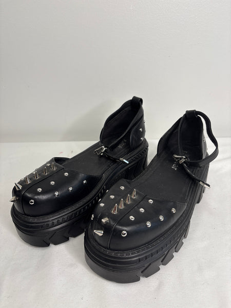 Koi Footwear Perfect Storm Grunge Platform Mary Janes (US 6)