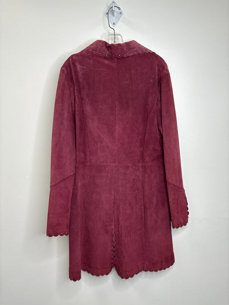 Vintage Danier Midi Suede Jacket (XL)