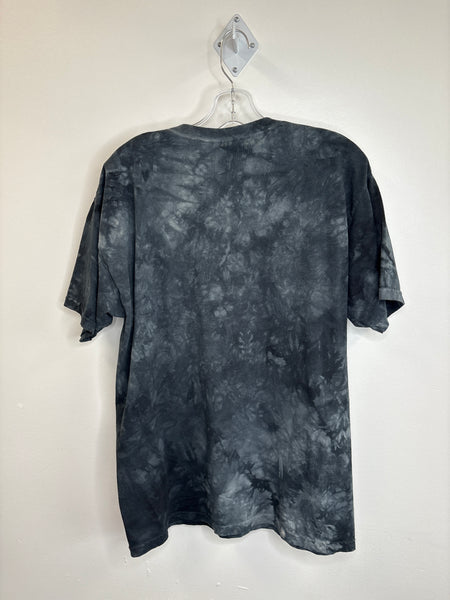 Tie Dye Wolf Cotton Graphic Tee (L)