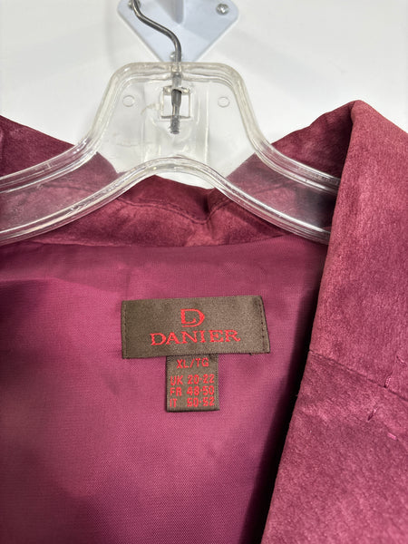 Vintage Danier Midi Suede Jacket (XL)