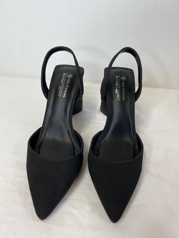 Call It Spring B.E.D Foam Black Strap Chunky Heel( US 7)