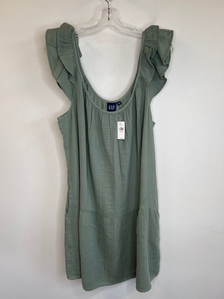 NWT Gap Sage Green Sleeveless Dress (XL)