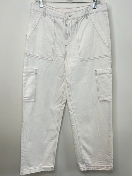 H&M Divided Women's White Cargo Pants (10)