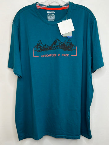NWT Mountain Warehouse Isocool Teal Graphic T-shirt (XXXL)