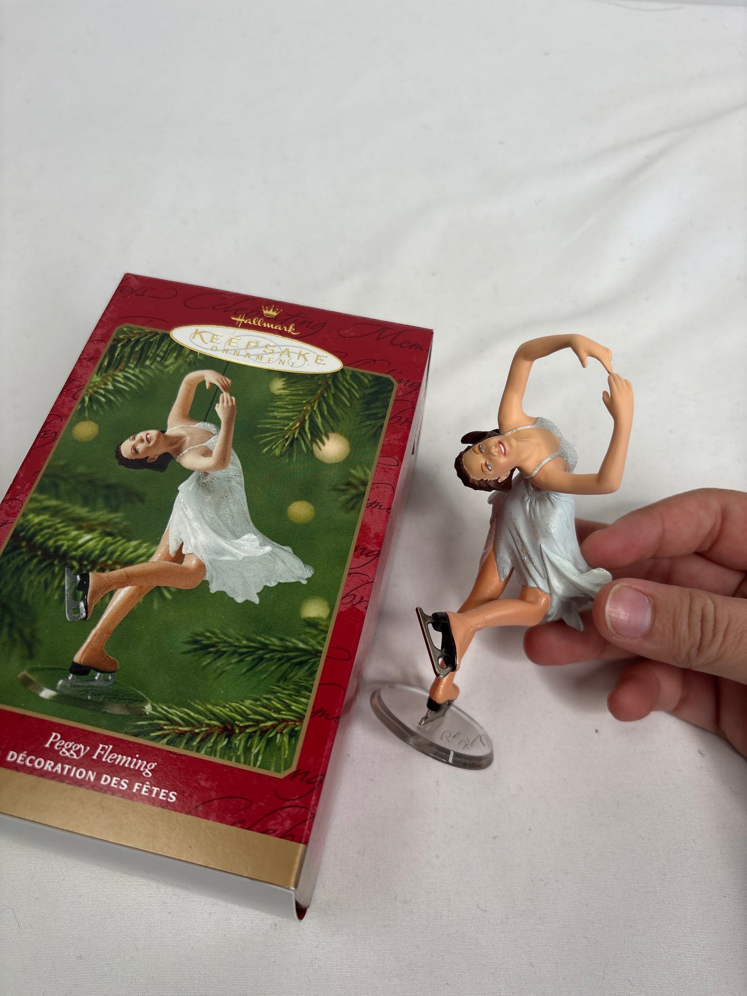 Vintage Hallmark Keepsake 2001 Peggy Fleming Ornament