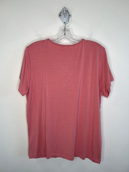 NWT La Vie En Rose Blush Pink Short-Sleeved Sleep Top (L)