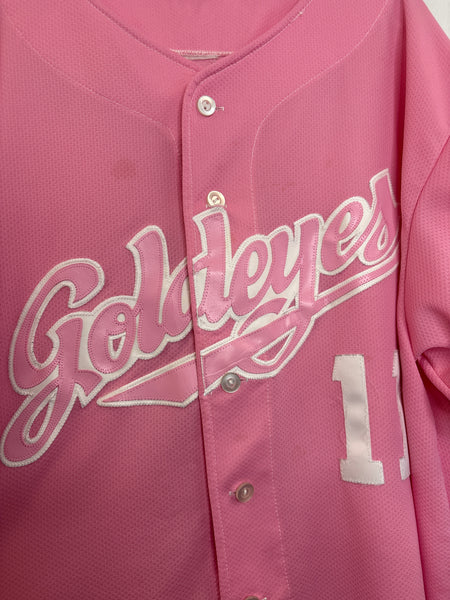 SIGNED MBL Winnipeg Goldeyes #11 Reggie Abercrombie Baseball Jersey
