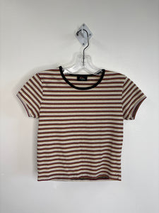 Harlow Striped Cotton Baby Tee (S)