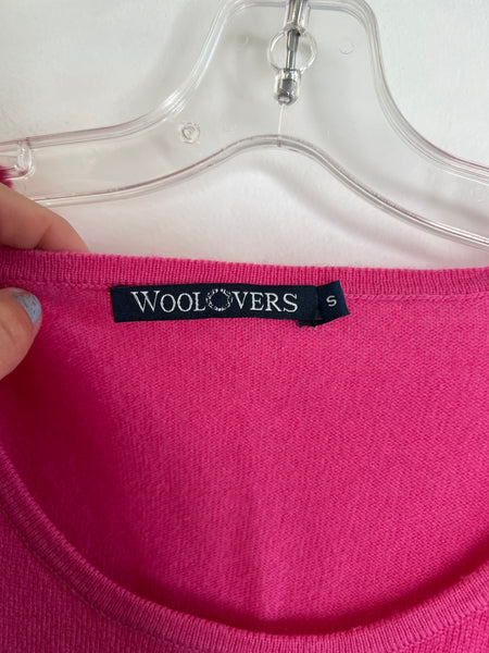 WoolOvers Pink Long-Sleeve Sweater (S)