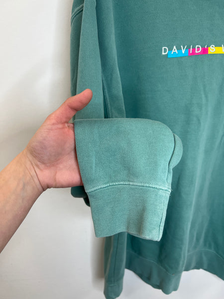 Vlog Squad Mint Green "David's VLog" Crewneck Sweatshirt (L)