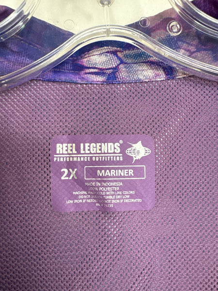 Reel Legends Sleeveless Button Down Shirt (2XL)