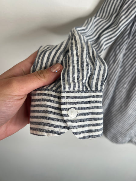 Uniqlo Striped Button-Up Top (XL)