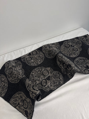 Christian Seriano Beaded Skull Centerpiece Table Runner