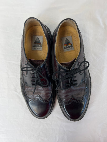 Aldo Romano Sicari Mens Oxford Wingtip Brogues (US 9)