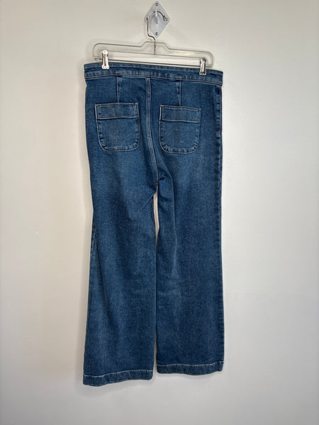 LC Lauren Conrad High Rise Boot Cut Denim Jeans (6)