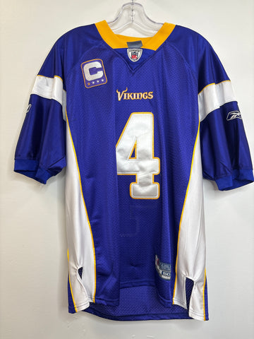 NFL Reebok Minnesota Vikings #4 Brett Favre Football Jersey (50)