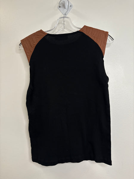 Polo Ralph Lauren Sleeveless Leather Top (XL)