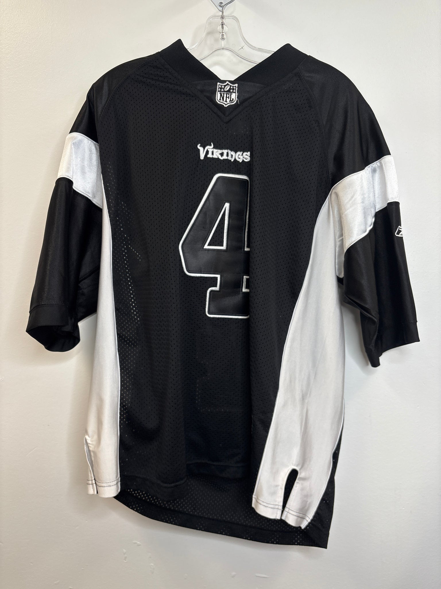 NFL Reebok Minnesota Vikings #4 Brett Favre Football Jersey (48)