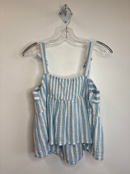 Old Navy Striped Babydoll Cotton Sleeveless Top (S)