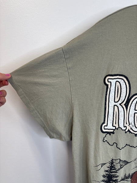 California Redwood Forest Oversized Cotton Tee (M)