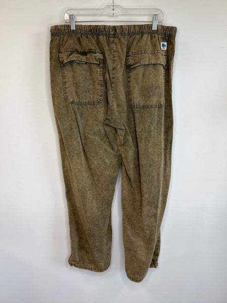 Zara Dark Beige Soft Pants (XL)