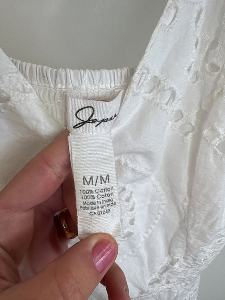 Japna Eyelet Mini Dress (M)