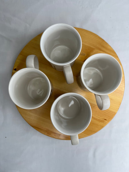 Dunoon Set Of 4 Ceramics Made In Scotland Bird Mugs