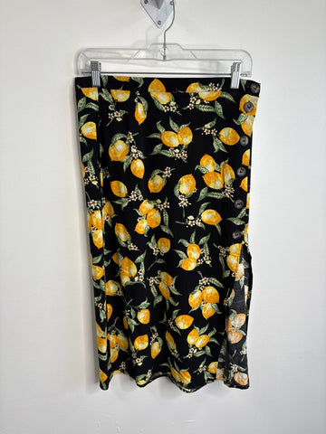 H&M Lemon Slit Midi Skirt (8)