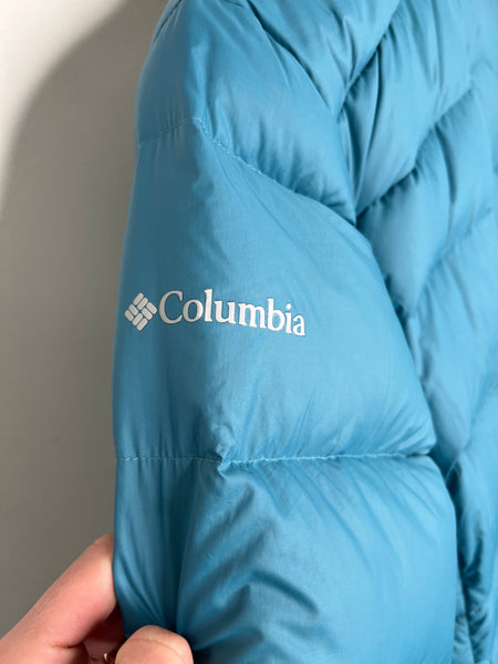 Columbia Baby Blue Down Filled Winter Puff Jacket (XL)