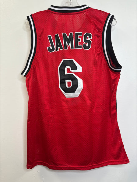 NWT NBA Adidas Miami Heat #6 LeBron James Basketball Jersey (M)
