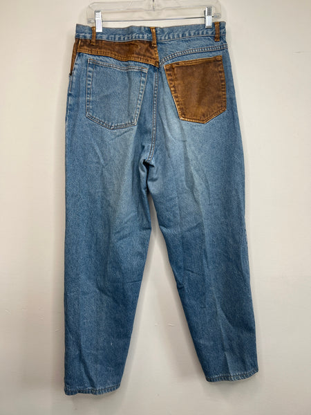 Retro New Order Straight Leg Denim Jeans