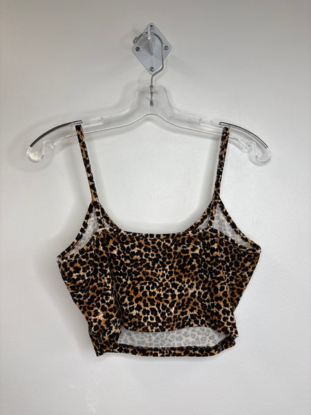Bratz Faux Gem Cheetah Print Crop Top