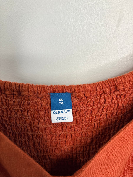 Old Navy Linen-Blend Maxi Dress (XL)